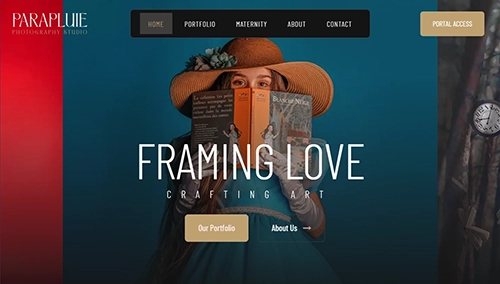 Parapluie Studio website screenshot